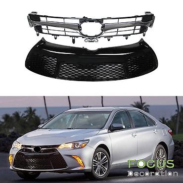 2016: Тойота Камри 55 решетка на передней бампер. Toyota Camry верхняя и — 2