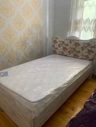 taxt doseklerinin satisi: Новый, Односпальная кровать, Без подьемного механизма, С матрасом, Без выдвижных ящиков, Турция