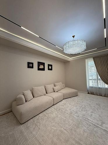 2 комнаты, 87 м², Асанбай мкр Элитка, 15 этаж, Дизайнерский ремонт