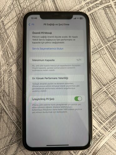IPhone 11, 128 GB, Ağ, Face ID
