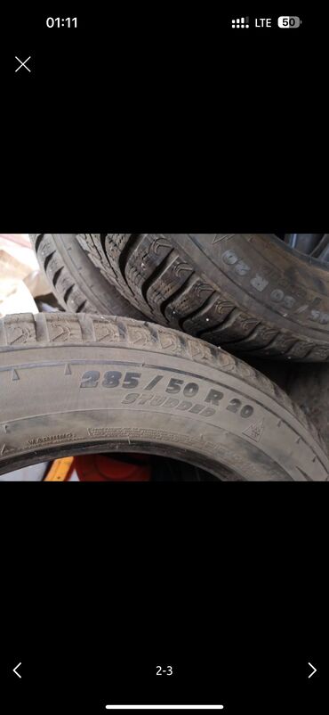 авто разбор гольф 2: Шины 285 / 50 / R 20, Зима, Б/у, Комплект, Michelin