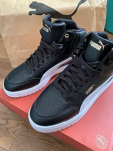 кроссовки термо: Мужские кроссовки, 40.5, Puma, Новый, цвет - Черный, Платная доставка — 1