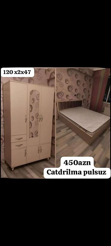 meblər: 2 təknəfərlik çarpayı, Dolab, Tumba, Azərbaycan, Yeni — 4