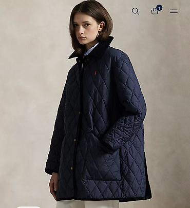 зимный пальто: Стеганая куртка Polo Ralph Lauren, женская, размер L, большемерит - — 3