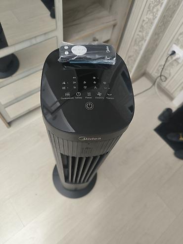 table fan: Напольный башенный вентилятор Midea с пультом ДУ - Тип: башенный — 1