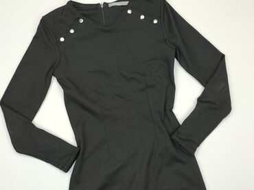 czarna sukienki tiulowa: Sukienka, XS, stan - Dobry