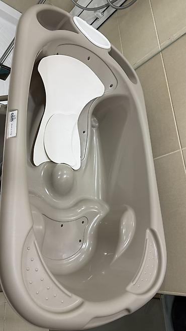 hamam rəfi: Cam markalı uşaq vanna seti – stendli - Ergonomik plastik vanna — 2