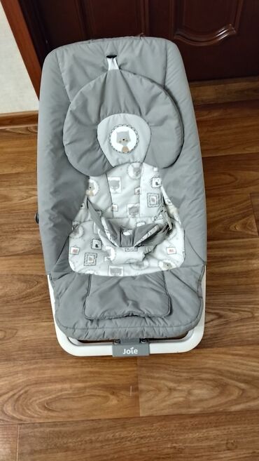 Детские шезлонги: Детский шезлонг кресло-качалка с вибрацией, работает с батареей, есть — 7