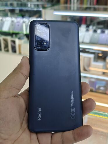 купить кнопочный сотовый телефон: Redmi, Redmi Note 11, Колдонулган, 128 ГБ, түсү - Кара, 2 SIM