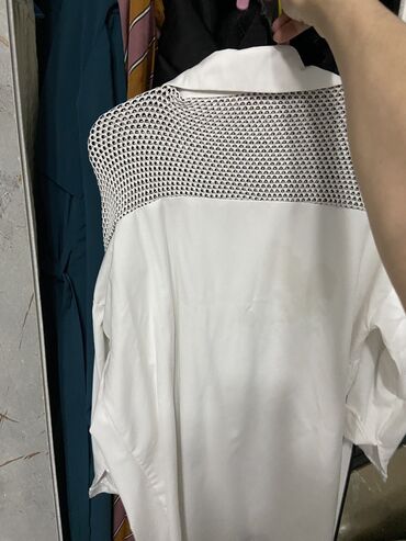 женская рубашка с высоким воротником: Рубашка