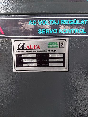 qara un: Yeni, Ev üçün, 3 faza, Gərginliy stabilizatoru, 220/380 V, Pulsuz çatdırılma, Kredit yoxdur — 2