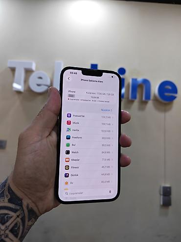 iphone 13 pro max gold: IPhone 13 Pro Max, 128 GB, Sierra Blue, Zəmanət, Simsiz şarj, Face ID — 2