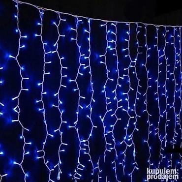 slika sa postoljem: LED Zavese za Dekoraciju 3x3m Vise boja Potpuno nove LED zavese, koje — 3