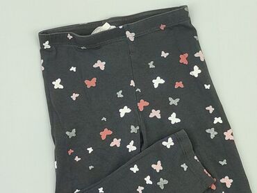 kurtki dziewczęce wiosenne: Leggings for kids, H&M, 7 years, 116/122, condition - Good