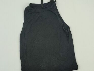 czarne t shirty damskie z dekoltem: T-shirt, SinSay, M (EU 38), condition - Good