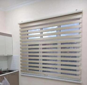 Rulon ştorlar: Zebra və rolet pərdələr - Model: Zebra (şəbəkəli gündüz-gecə) və — 8