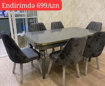 Divanlar: Qonaq otağı üçün, Yeni, 6 stul