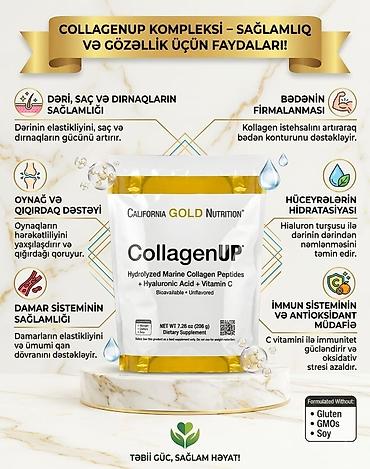 Gözəllik və sağlamlıq: Məhsul: California Gold Nutrition CollagenUP — Hidrolizə olunmuş dəniz — 1