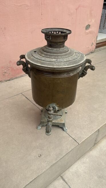 Qədim xalçalar: Antik samovar – kömür/od kömürü ilə işləyən klassik rus tipli model