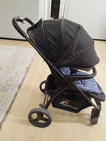 Коляски: Коляска, цвет - Черный, Б/у — 6