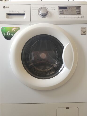 Tikiş maşınları: Paltaryuyan maşın LG, 6 kq, İşlənmiş, Avtomat, Qurutma var, Kredit yoxdur, Ünvandan götürmə, Ödənişli çatdırılma