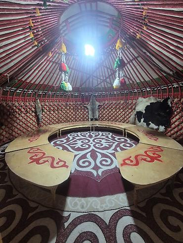 Продажа юрт: Юрта кочевого типа с традиционным орнаментом. Характеристики: - — 9