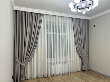 Шторы и занавески: Шторы!!! Пошив, выезд дизайнера, установка карнизов, отпариваем и at lalafo.kg — 5 Шторы и занавески: Шторы!!! Пошив, выезд дизайнера, установка карнизов, отпариваем и — 5