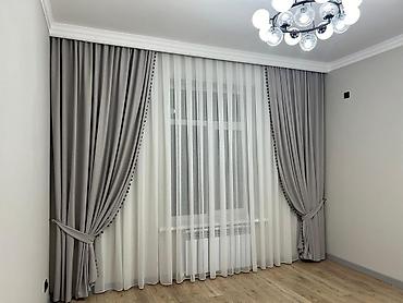 Шторы и занавески: Портьера, Светонепроницаемая, С карнизом в комплекте, С кистями, Изготовление на заказ, Новый, Для балкона, Для дачи, Для детской — 7