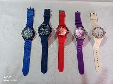 Другие наручные часы: Наручные часы с силиконовым ремешком, разноцветная линейка — 4