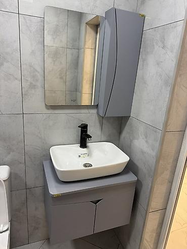 тумба для мойки: Hamam üçün asma mebel dəsti 100azn Tərkib: - Kvadrat formalı divar — 2