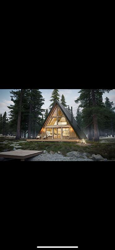 a frame tikintisi: A-FRAME EVLƏRİN TİKİNTİSİ – SİFARİŞ QƏBUL OLUNUR Modern dizayn — 4