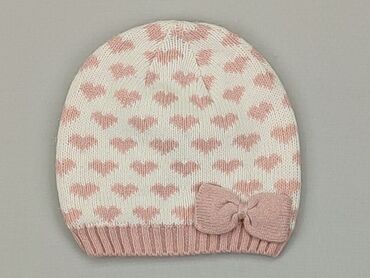 czapka różowa zimowa: Hat, 40-41 cm, condition - Good