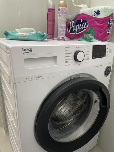 стиральные машины бу продаю: Стиральная машина Beko, Б/у, Автомат, До 7 кг, Полноразмерная