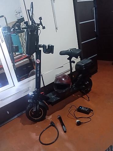 Elektrikli samokatlar: Elektrik skuter – FaSTer RS7 - Güclü elektrikli skuter, iri təkərlər — 11