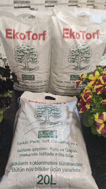 Torf: Peat və peşəkar substratlar – 250 litr paketlər Məhsul növləri: - — 13