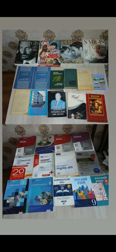 Şəkildəki bütün kitabların hamısı cəmi 20 manat. təcili satılır