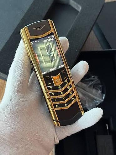 nokia yeni model: Vertu Signature Touch, < 2 GB Memory Capacity, rəng - Qızılı, Düyməli, İki sim kartlı, Sənədlərlə — 1
