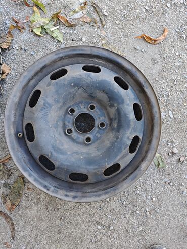 диска простой 14: Железные Диски R 15 1 шт, отверстий - 5, Б/у