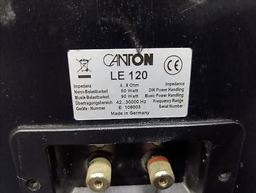 Zvučnici i stereo sistemi: Canton LE 120 2 way mrezice bas reflex basevi 5 incha sa gumenim — 2