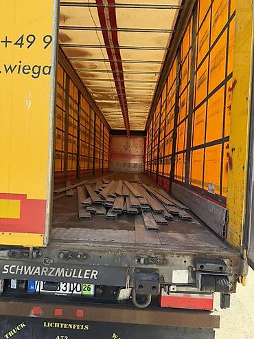 15: Тентованный полуприцеп Schwarzmüller (длинномер Lang-LKW) 15 метр 115 — 2