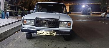 VAZ (LADA): VAZ 2107 sedan – ağ rəng, 4 qapı, arxa ötürücülü klassik model — 9