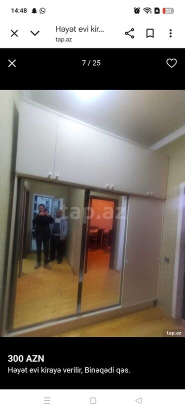 Uzunmüddətli kirayə evlər: 60 kv. m, 2 otaqlı, İnternet, Telefon, Qaz — 19