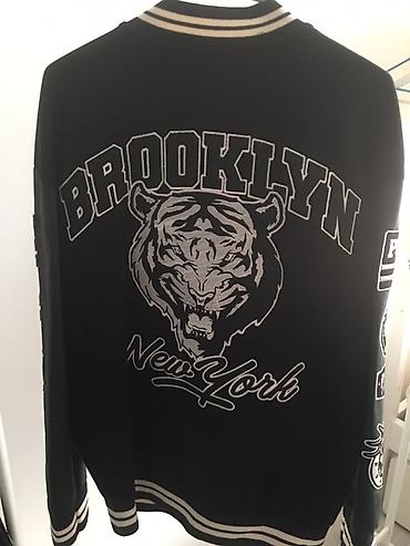этно бомбер: Бомбер новый. Бейсбольная куртка (varsity) Plus Eighteen, черная с — 3
