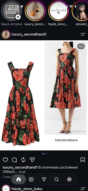 dolça: Original Dolce & Gabbana qadın paltarı s olcu - Model: çiyinləri — 1
