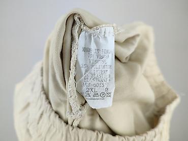 szeroki pas: Spodnie materiałowe damskie, rozmiar 2XL — 5
