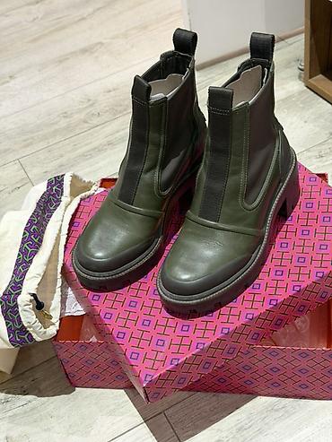 tory burch: Ботинки, 39, Tory Burch, Б/у, цвет - Зеленый — 1