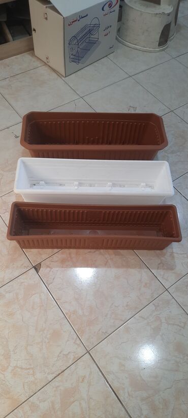 Alətlər: Dibçək – gül qabı – balkon üçün düzbucaqlı Dibcek qabi dibcek qablari