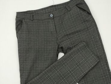 plisowane spódnice w kratę: Material trousers, 2XL (EU 44), condition - Fair