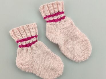 długie różowe skarpety: Socks, 22–24, condition - Very good