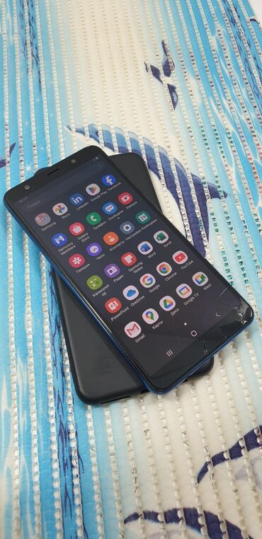 Xiaomi: Samsung Galaxy A7 2018, Б/у, 64 ГБ, цвет - Голубой, 2 SIM